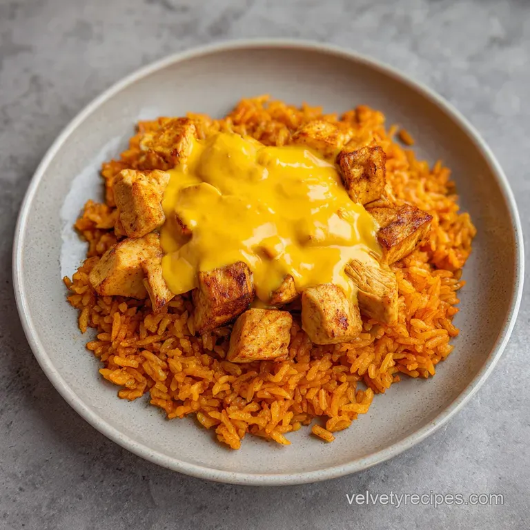 Mexican Chicken Rice: One-Pot and Cheesy