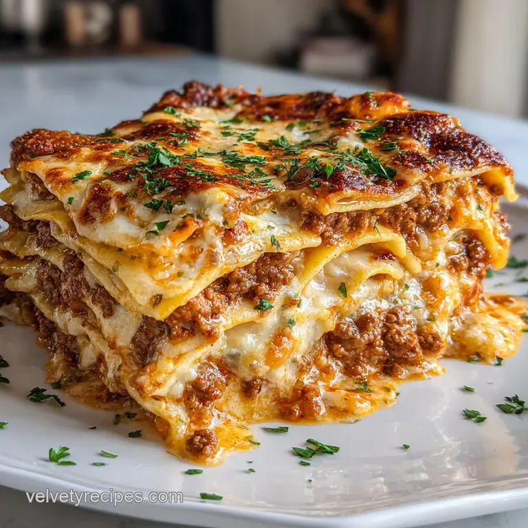 Million Dollar Lasagna with Cream Cheese