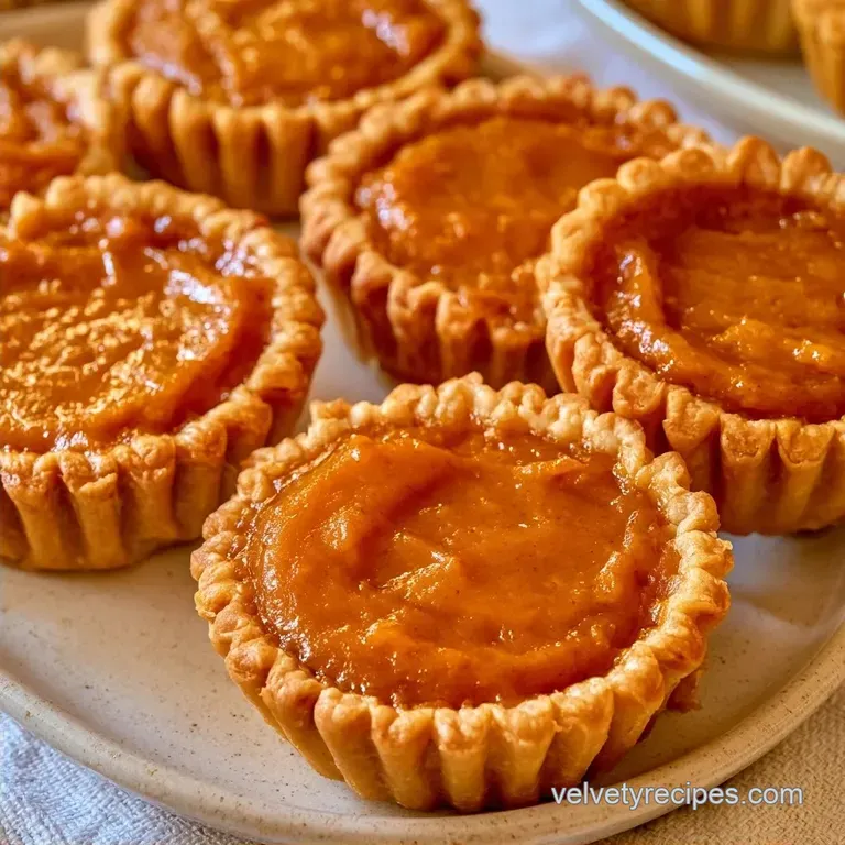 Mini Pumpkin Pies with Condensed Milk