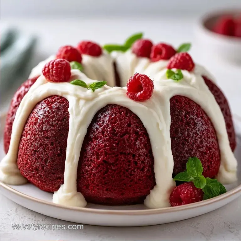 Moist Red Velvet Bundt Cake: Velvety and Rich