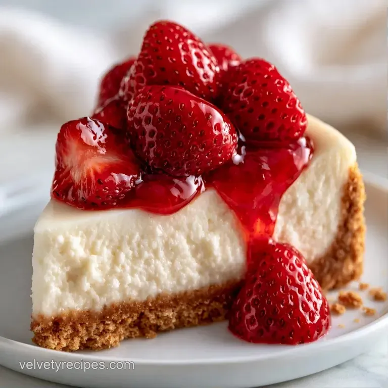 A delicate slice of pale pink cream cake on a white porcelain plate, garnished with a mint leaf and a glossy berry glaze.