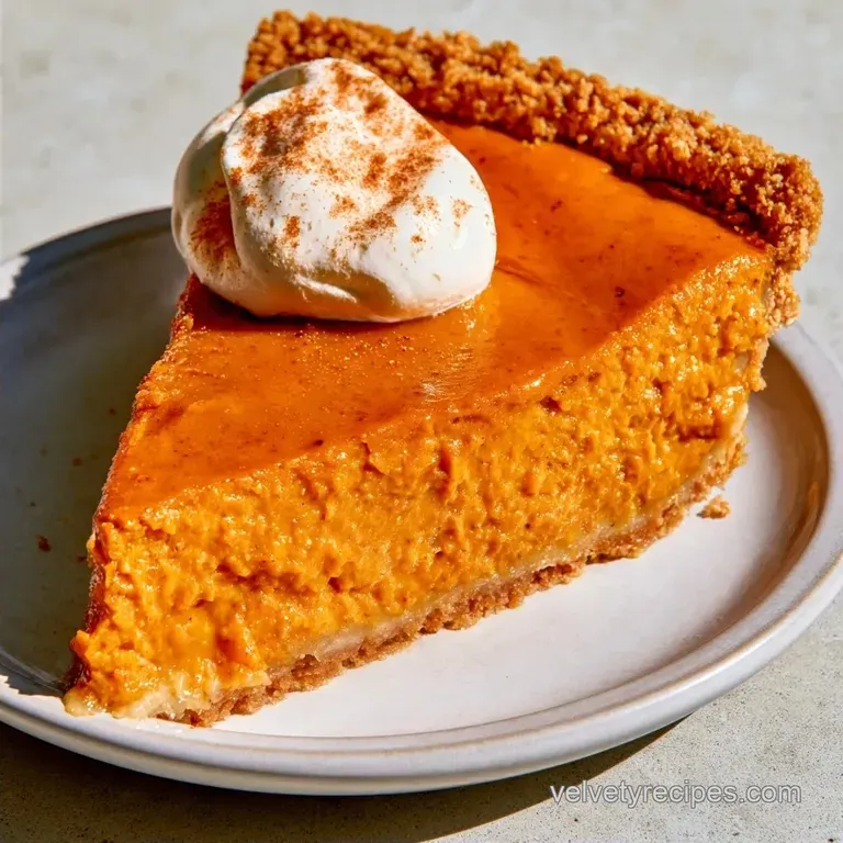 Creamy NoBake Pumpkin Pie