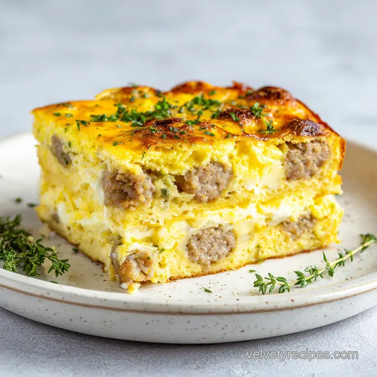Pancake Egg Casserole: Savory Sweet Bake