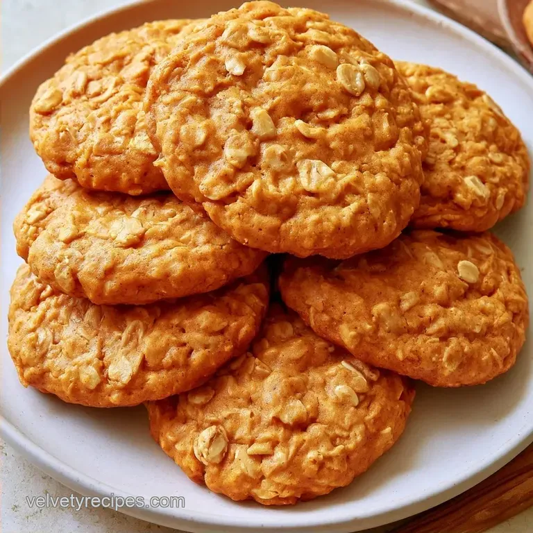 Pumpkin Oatmeal Cookies with Browned Butter