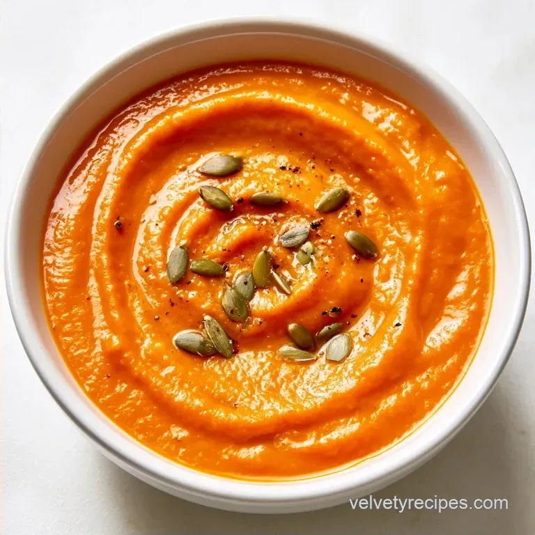 Roasted Pumpkin Soup From a Pumpkin