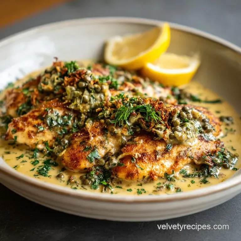 Chicken Piccata: Tangy Lemon Sauce