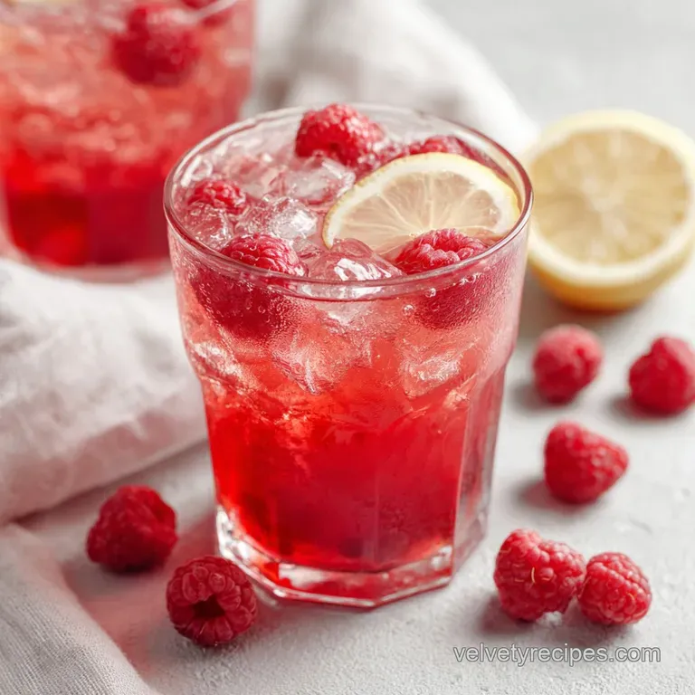 Raspberry Iced Tea Recipe with Homemade Syrup