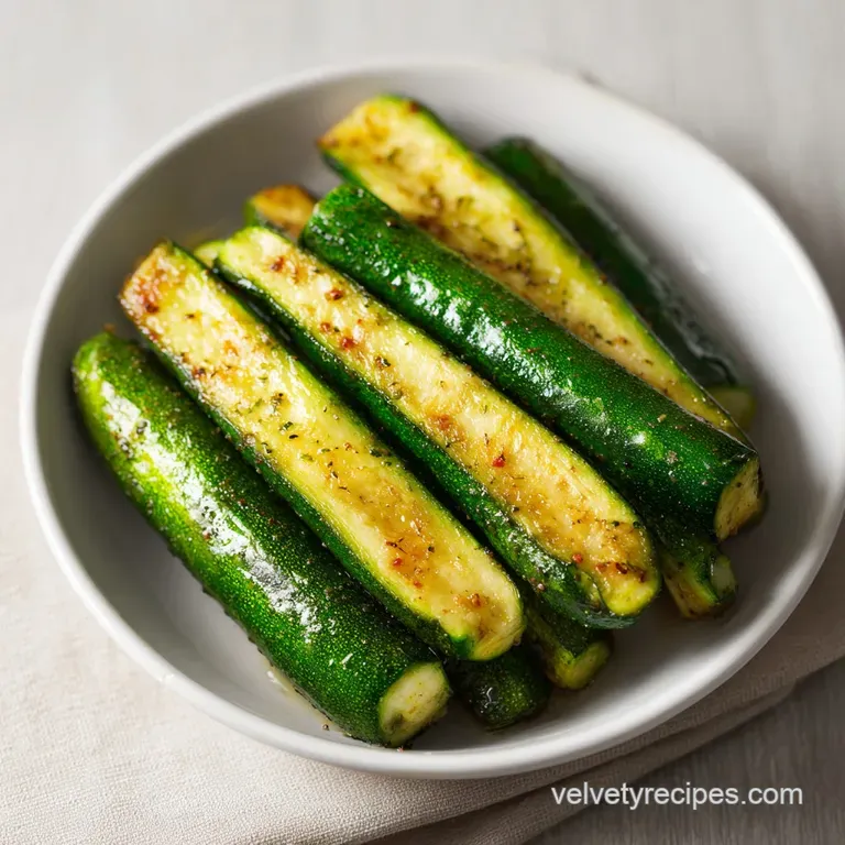 Simple Oven Roasted Zucchini: Crispy and Savory