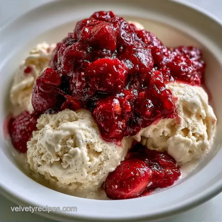 Strawberry Ice Cream Sundae in 15 Minutes