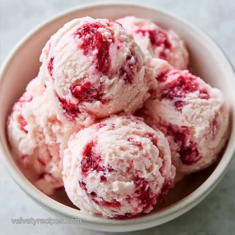 Strawberry Vanilla Ice Cream: Velvety and Vibrant