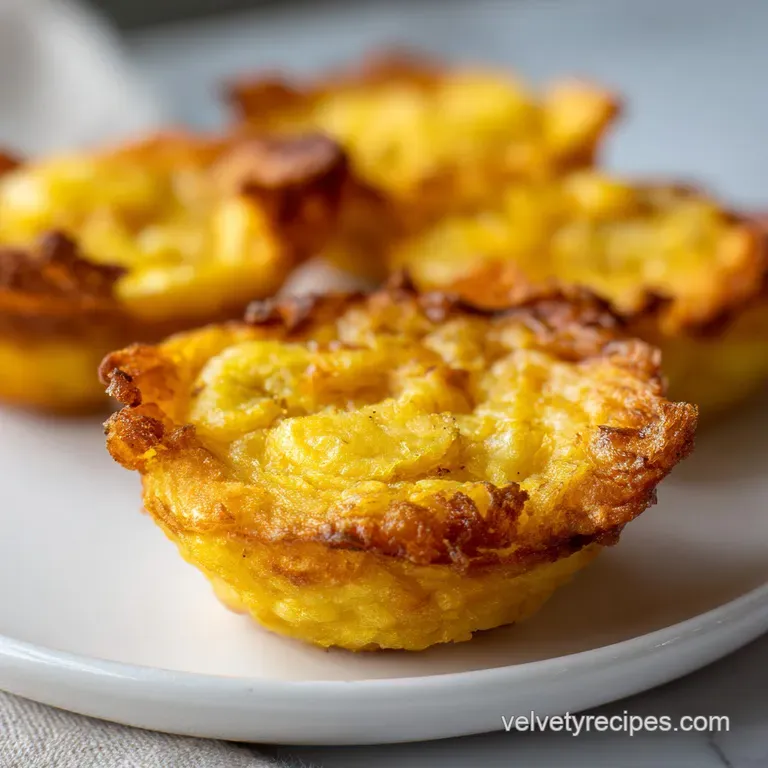 Stuffed Plantain Cups: Double Fried Appetizer