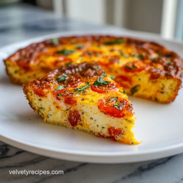 Tomato Basil Quiche: Silky Custard