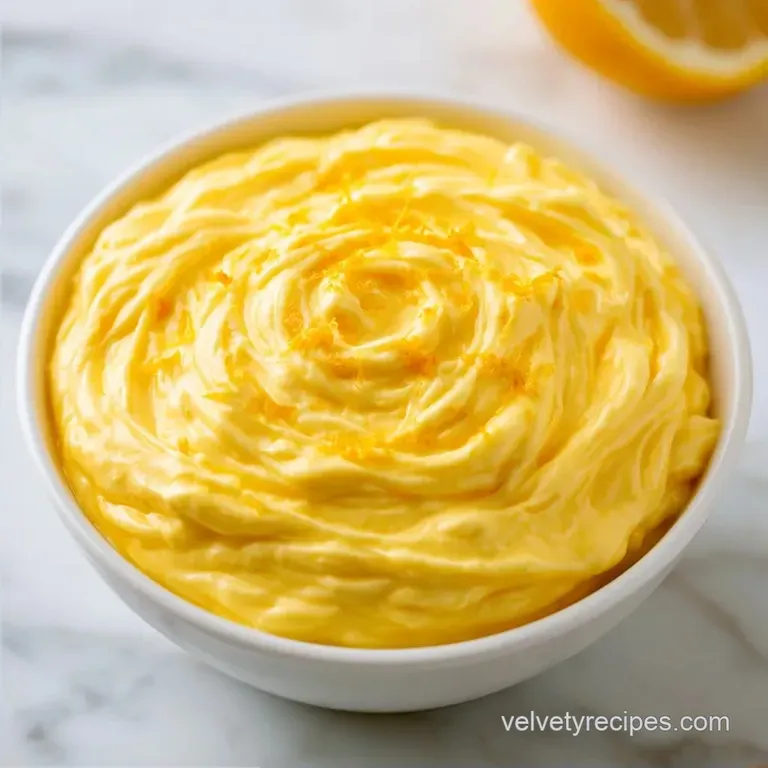 Velvety Lemon Cream Dessert: Zesty and Light