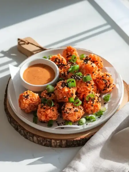 Crispy Bang Bang Salmon Bites