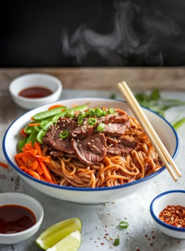 Hoisin Beef Noodles