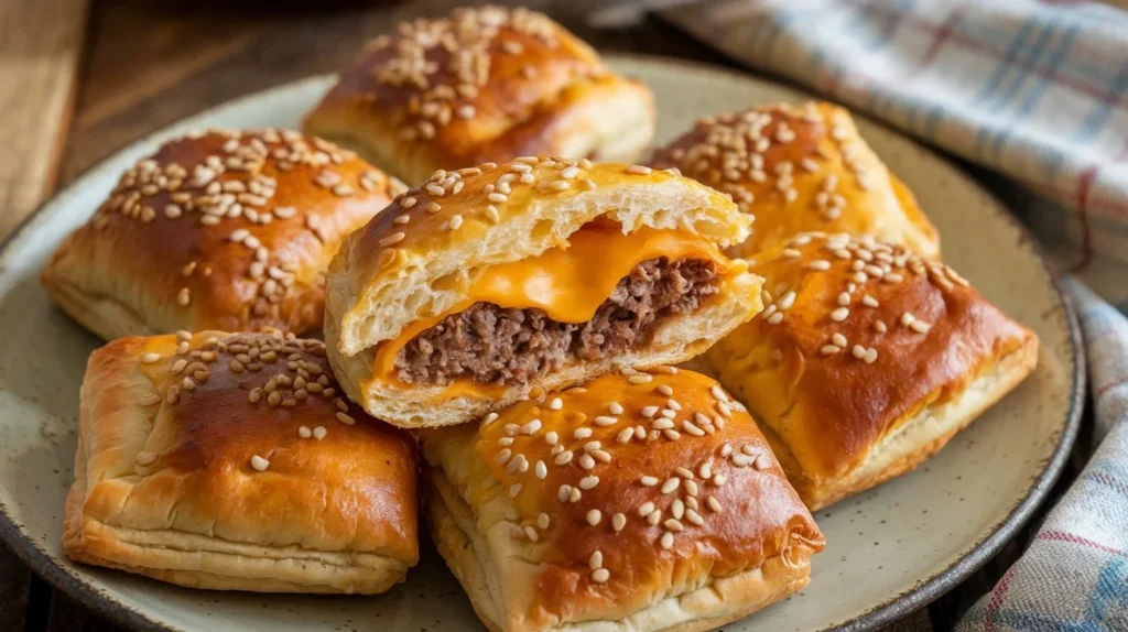 Cheeseburger Pockets recipe