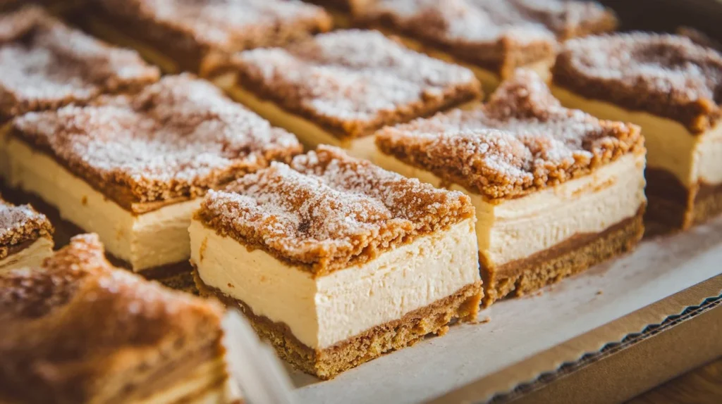 Cinnamon Churro Cheesecake Bars Recipe