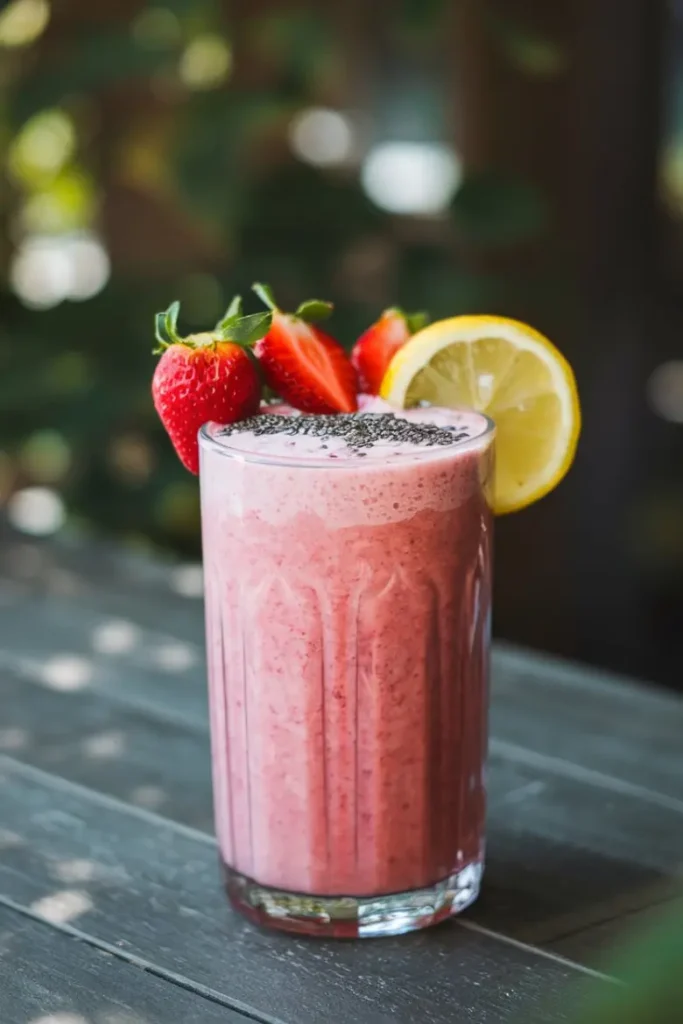 Fat Burning Strawberry Smoothie