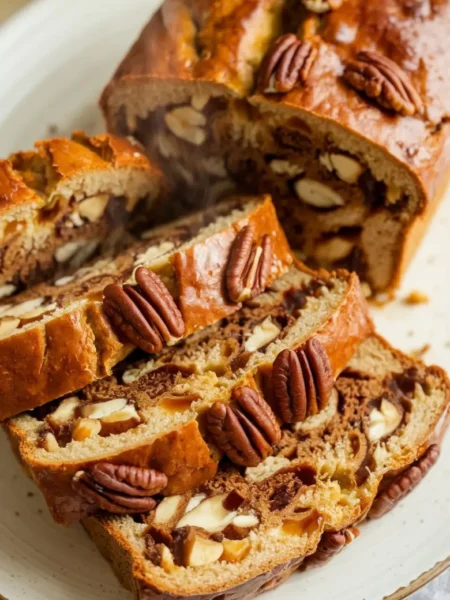 Honey Butter Sweet Alabama Pecan Bread