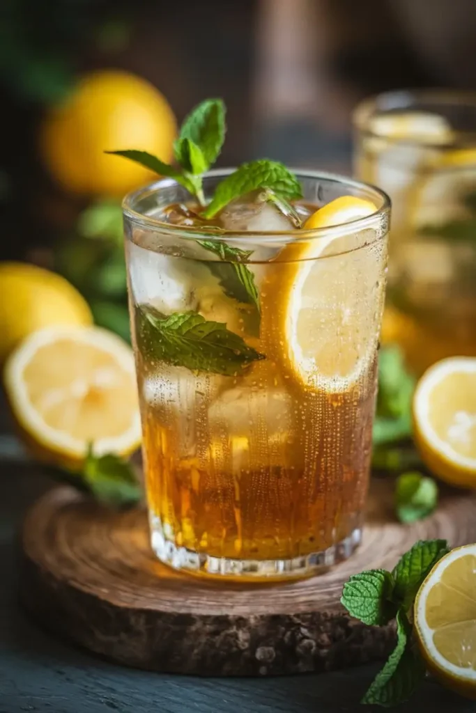 Lemon Ginger Iced Green Tea