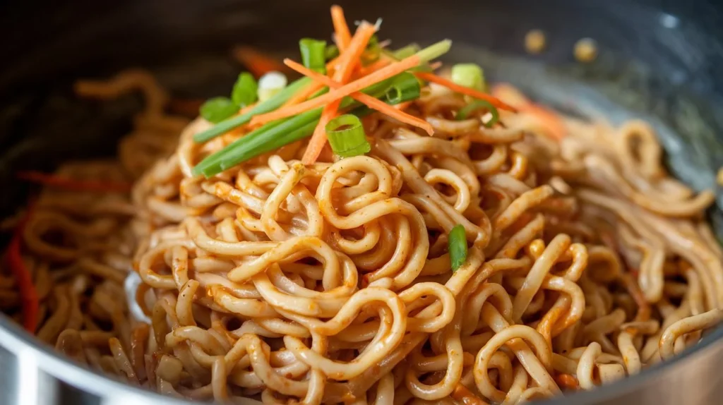 Sweet Chili Peanut Noodles Easy Recipe