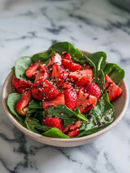 Strawberry Spinach Salad