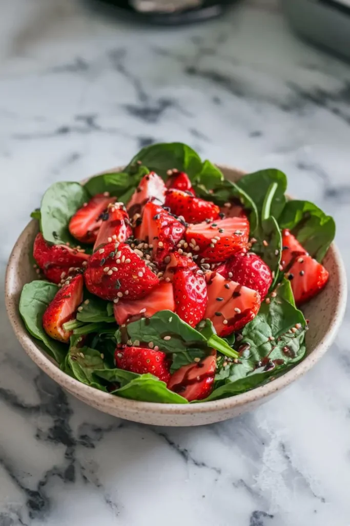 Strawberry Spinach Salad