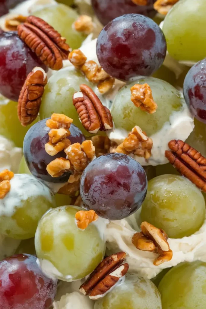 Grape Salad with Brown Sugar and Pecans