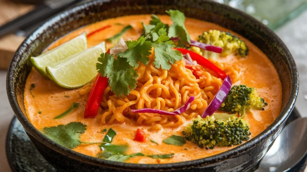 Thai Coconut Curry Ramen recipe